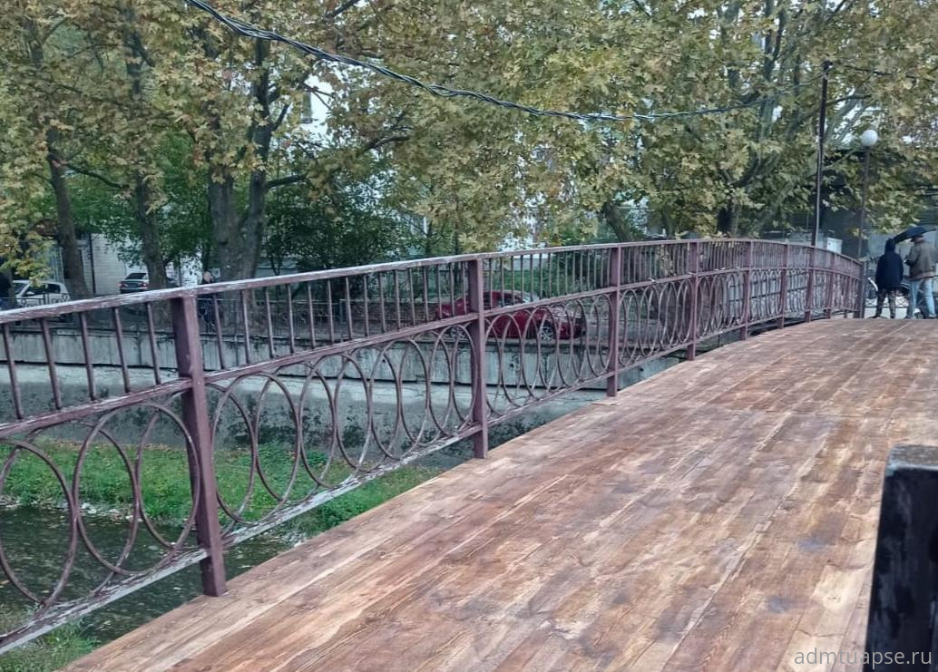 В Туапсе отремонтировали мост через реку Паук